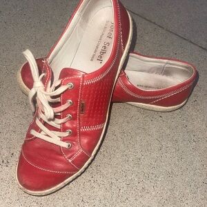 Josef Seibel Red Women's Sneakers